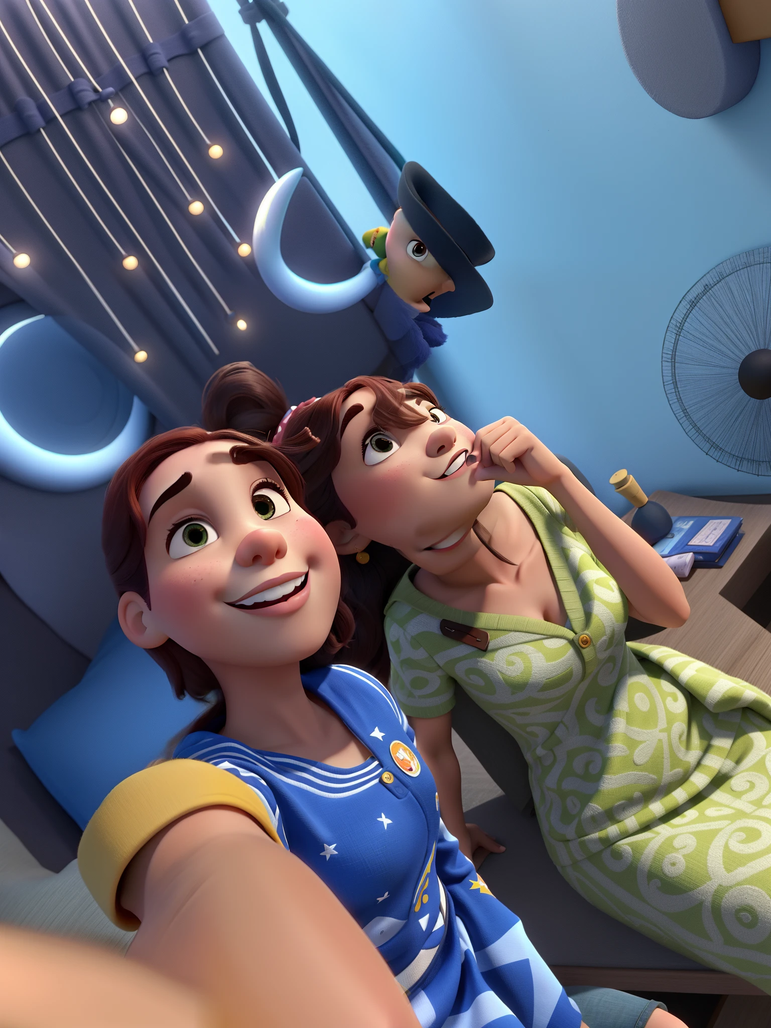 casal no estilo disney pixar, alta qualidade, melhor qualidade