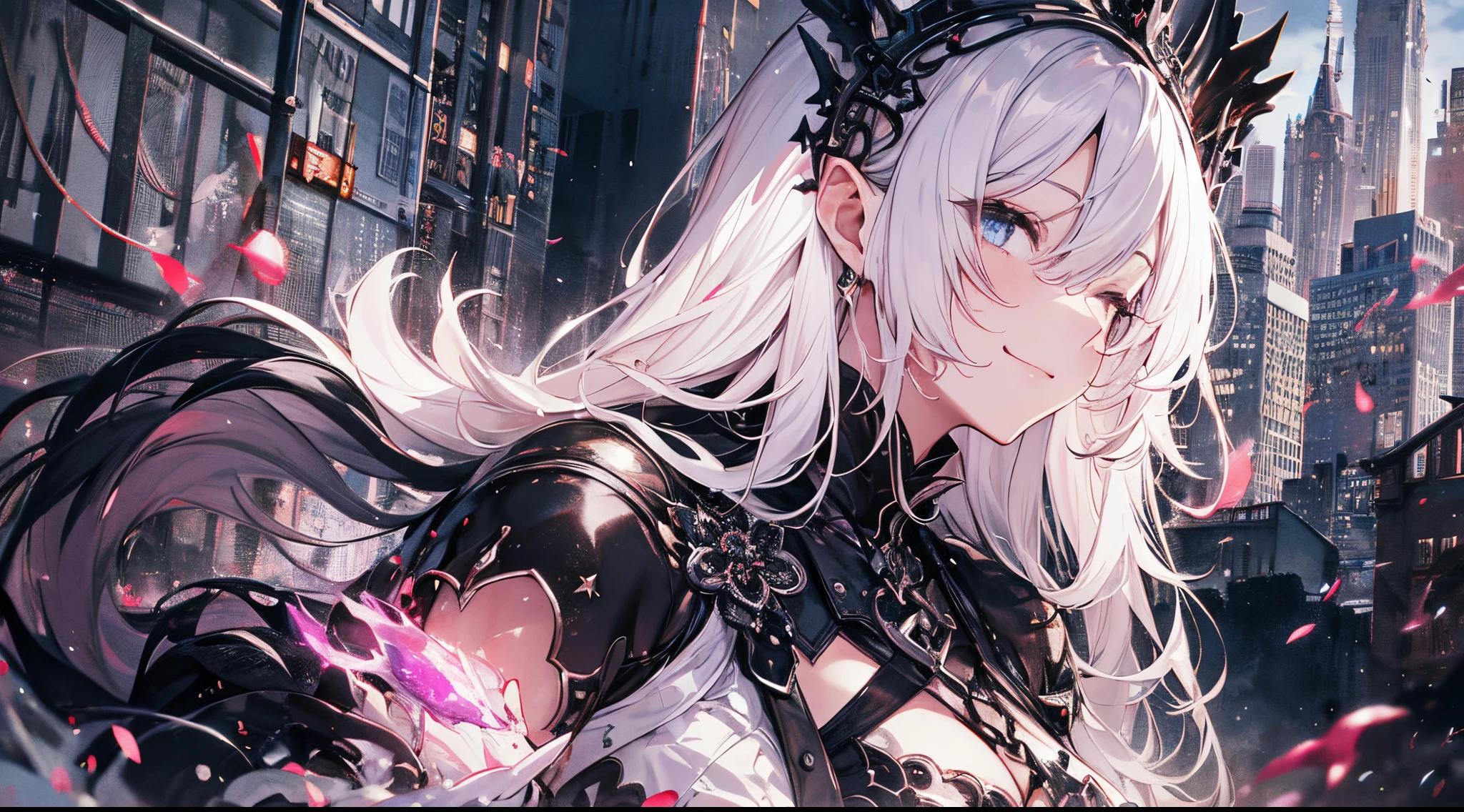 ((tmasterpiece:1.4,Best quality at best))+,(hyper-detailing)+,(Blindfold)+,(pointy ears:1.5),
(cute girls),15year old,(A black cloth covers the eyes:1.15),(Long pale pink hair,long braid,Bushy hair:1.5),(wariza:1.2),pale-skinned,Seductive smile,black crystal block,God of darkness'Fe,Red crystal on forehead,Dragon tail,black crown,White Bone Throne,Dead tree,With his eyes closed
(She was wearing a shabby pink dress,grey dress,bone pattern,:1.5),(black Bracelet:1.4)The sleeves are extra-long,black spiked headdress,dense fog,white colossus,Dream bubbles,black fingernails,red apple,Sitting on an old wooden chair,metal chains,Black silk gloves,archaic
(Demon Maiden:1.1),
(dawn light:1.2),
(Thick black and white:1.16),(depth of fields:1.4),Complicated details,color mixing,Detailed route,Excellent,super detailing,The content is very detailed,(hight contrast:1.11),ventania,Amazing cleavage,beautidful eyes,messy hair,(best illuminate,Extremely Delicately Beautiful), ((movie light lighting)), (seen from the side:1.3),8K,tmasterpiece,Best quality at best,cinematic Film still from,1 plump girl,(Close-up cleavage:1.1),bright,Interesting,gentlesoftlighting,(bauhause,shape,line engineering,Abstract:1.1)offcial art, Unity 8k壁纸, ultra - detailed, Beautiful and beautiful, tmasterpiece, Best quality at best, (dynamic angle:1.4),PerfectNwsjMajic,(tmasterpiece,top-quality,Best quality at best,offcial art,Beauty and aesthetics:1.2),The content is very detailed,rich colourful,highest details,