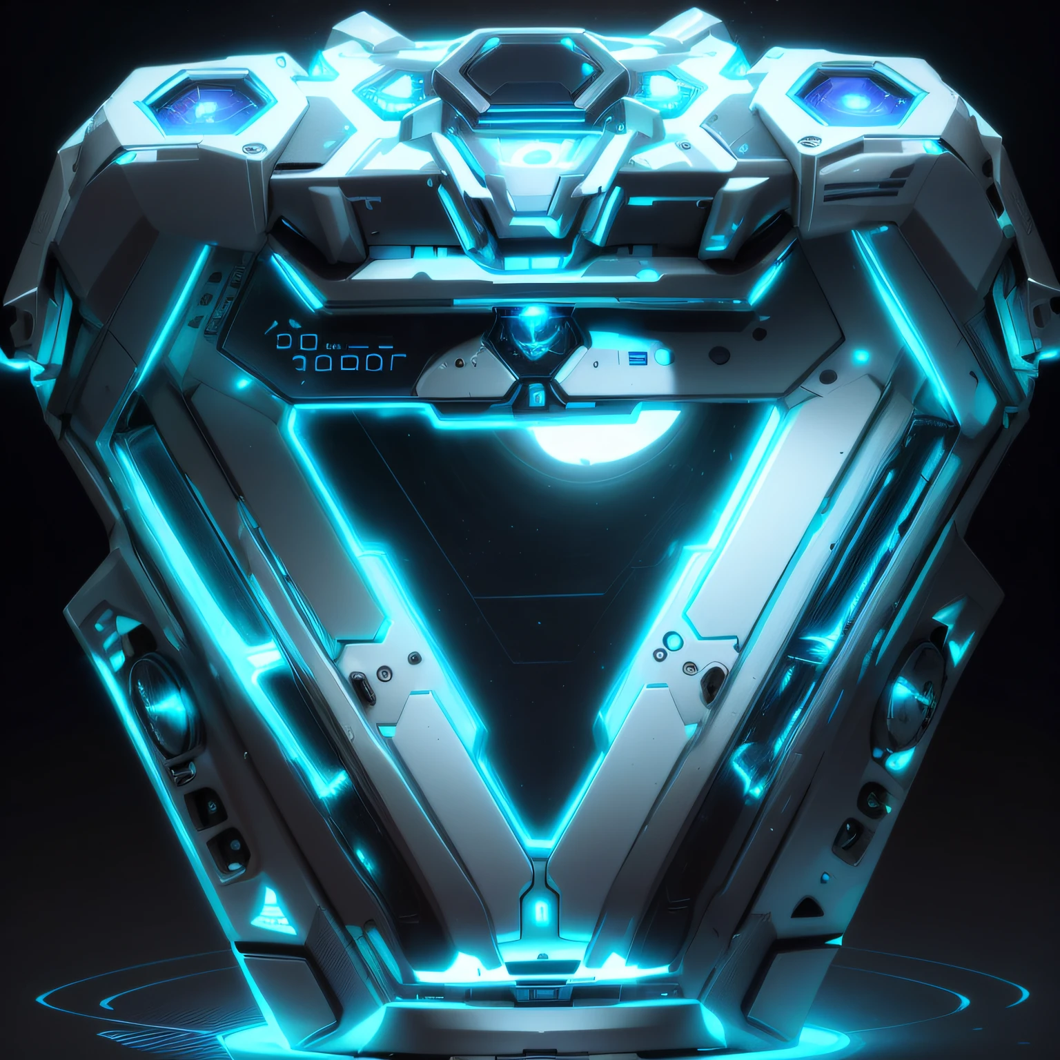 a close up of a futuristic looking object with a bright light, cyber-eye, Motor scifi luminoso, crio motor, robotic eye, 3 D 8 K, 3d arte digital 4k, Foto de uma esfera de Dyson, Drone camera lens orbs, olho techno, Holographic krypton ion, robot eye, High-definition rendering, Iridescent Cybernetic Processor