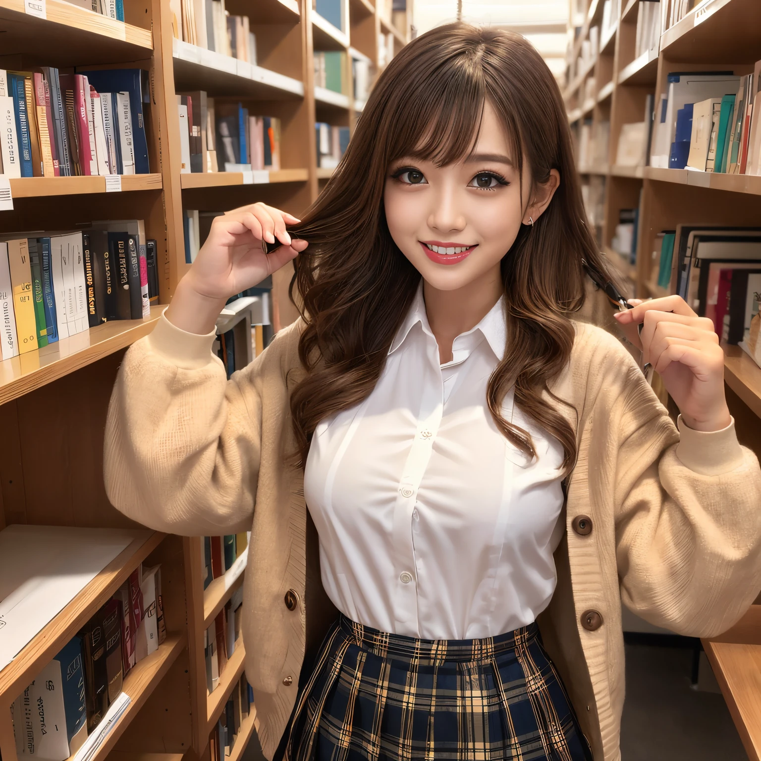 Natural hair、Natural brown hair、Perfect hair