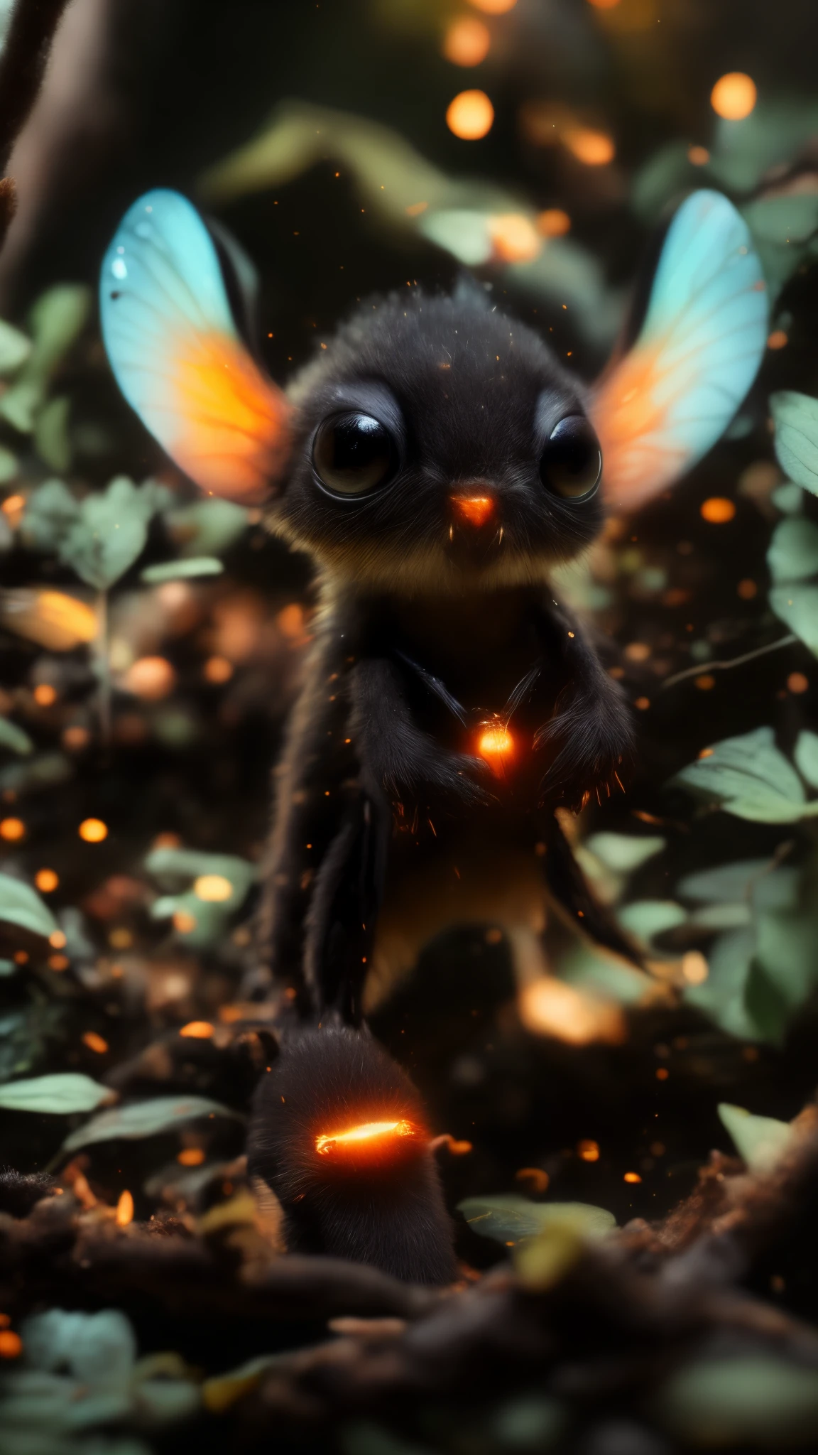 close-up of cute little fireflies, illuminating the bush, detailed picture, cgsociety, detailed painting, artstation hd, higly detailed, cgsociety, photo realism, ConceptArt, artstation hd, official arts, bokeh, 真实感, Realism, tmasterpiece, Brad Jongsan walks in the jungle (Night of the Fireflies), (higly detailed: 1 1), rough face, natural skin, hiquality, NSFW, pretty eyes, (Detailed face and eyes), (s face: 1 2), tumult, Complementary, real-photo, .PSD, Lightweight Film Photography, sharp-focus, contrast lighting, Detail Skin, high resolution 8k, Crazy detailing, Realistic, professional photo of a, 8K UHD, dslr, soft light, hiquality, film grains, Fujifilm XT3