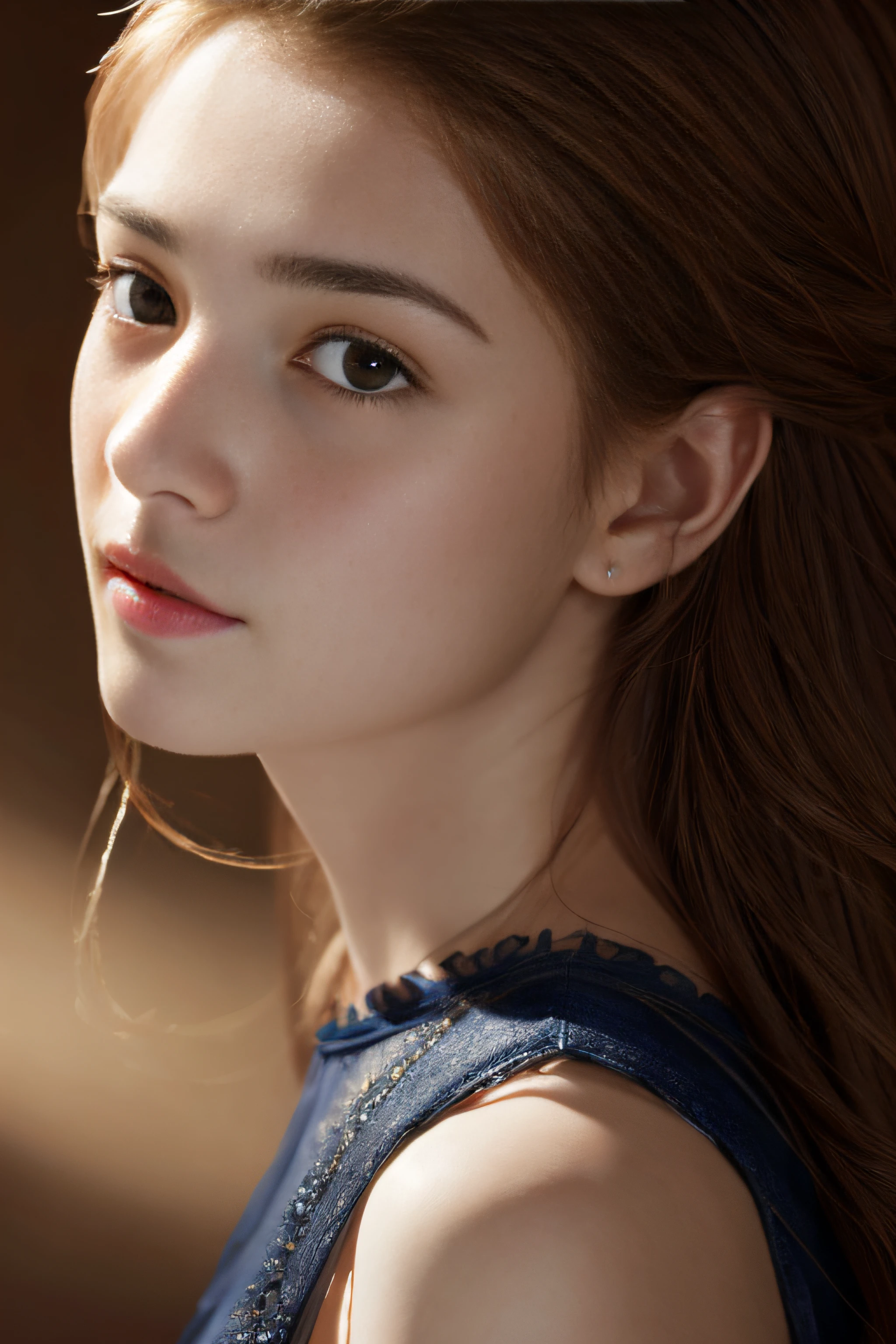 Best quality,masterpiece,ultra high res,(photorealistic:1.4),1girl,shoulder,charming,Looking at the camera,