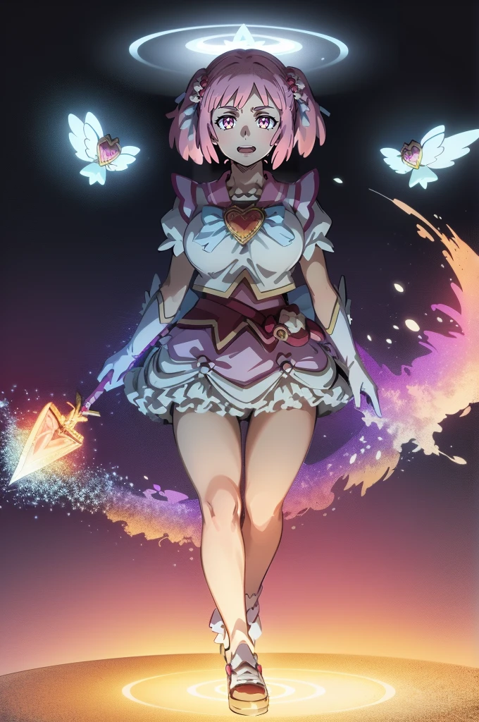 masterpiece, best quality, indoors, mamikafairy, 1girl, solo, looking at viewer,, hand arms full body,boots, standing,cute,breast, curvy, female,fantasy goddess,there is a cartoon picture of a woman with a very large breast, glowing divine being, glowing holy aura, inspired by Luma Rouge, the non-binary deity of spring, ethereal rainbow nimbus, the aura goddess of fire, inspired by Mariel, glowing aura around her, astral aura, as the goddess of the sun, “uwu the prismatic person, big breast, serious, beautiful eyes, , full body, walking, long robe, long dress, ,priestess ,holy, smile, god rays, ray tracing, sparkle, cinematic lighting, UHD, retina, masterpiece, ccurate, anatomically correct, textured skin, super detail, high details, high quality, award winning, best quality, highres, 1080P, HD, 4K, thunder aura, light aura,full, snak staff,closed mouth, huge breast, curvy, bimbo,standing, happy, smiling,smile, open mouth ,holy, , god rays, ray tracing, sparkle, cinematic lighting, UHD, retina, masterpiece, ccurate, anatomically correct, textured skin, super detail, high details, high quality, award winning, best quality, highres, 1080P, HD, 4K, thunder aura, light aura,full, staff holding, determined, long sleevess, long skirt, long skirt,(highest quality,4k,8k,highres,masterpiece:1.2),ultra-detailed,(r1.37),holy magical girl,holy aura,halo,sacred light,shimmering radiance,mystical energy,heavenly glow,supernatural beauty,golden and silver tones,ethereal atmosphere,divine power,miraculous transformation,s,female protagonist,enchanted wand,magical sparkles,majestic crown,sparkling eyes and lips,sacred symbols,spiritual energy,celestial energy,serene expression,glowing path,holy garden of flowers,luminous patterns,peaceful surroundings,dreamy ambiance,healing light,the power of love,celestial music,surreal scenery,magical crystals,transcendent colors,dancing lights,heavenly beings,imaginative composition,legendary adventures,supernatural companions,refsheet