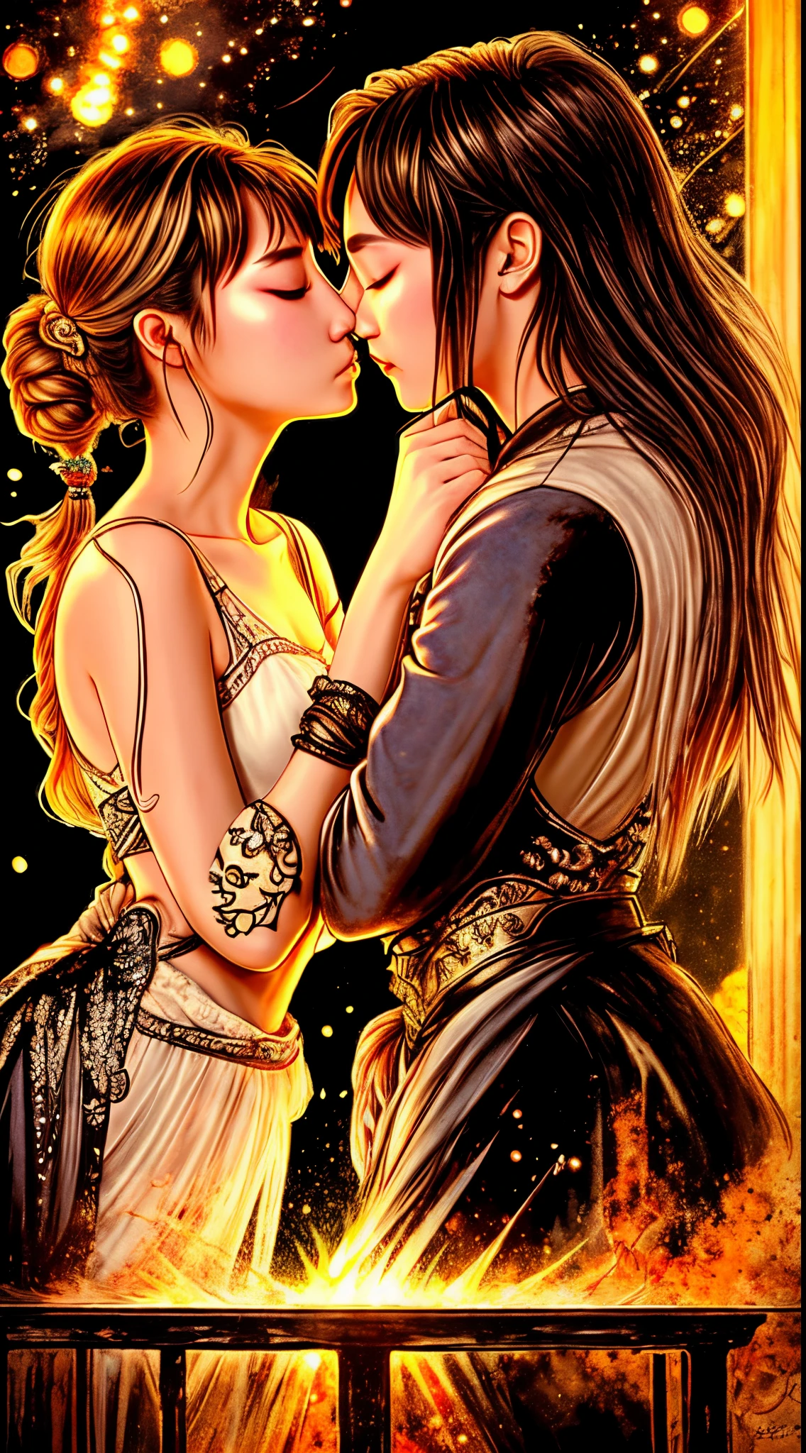 xiao and lumine kiss --auto --s2