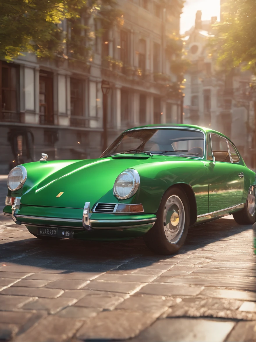 british,green,old,porche,top view,drone shot,close up,(best quality,4k,8k,highres,masterpiece:1.2),ultra-detailed,(realistic,photorealistic,photo-realistic:1.37),vivid colors,HDR,UHD,studio lighting,sharp focus,physically-based rendering,extremely detailed windows and tires,classic design,detailed interior,shiny paintwork,chrome accents,retro atmosphere,artistic angles,urban backdrop,glowing streetlights,iconic British car,powerful presence,luxury vehicle