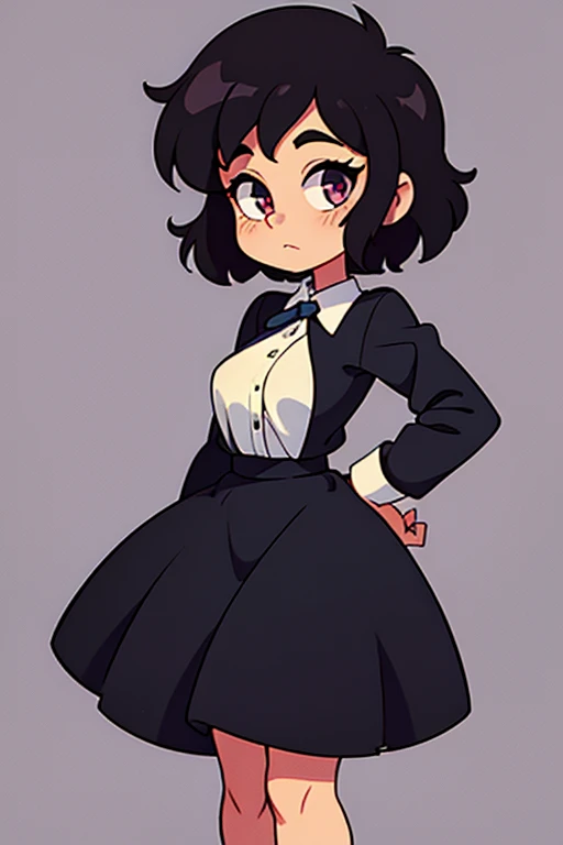 black Feliny In 50's Clothes