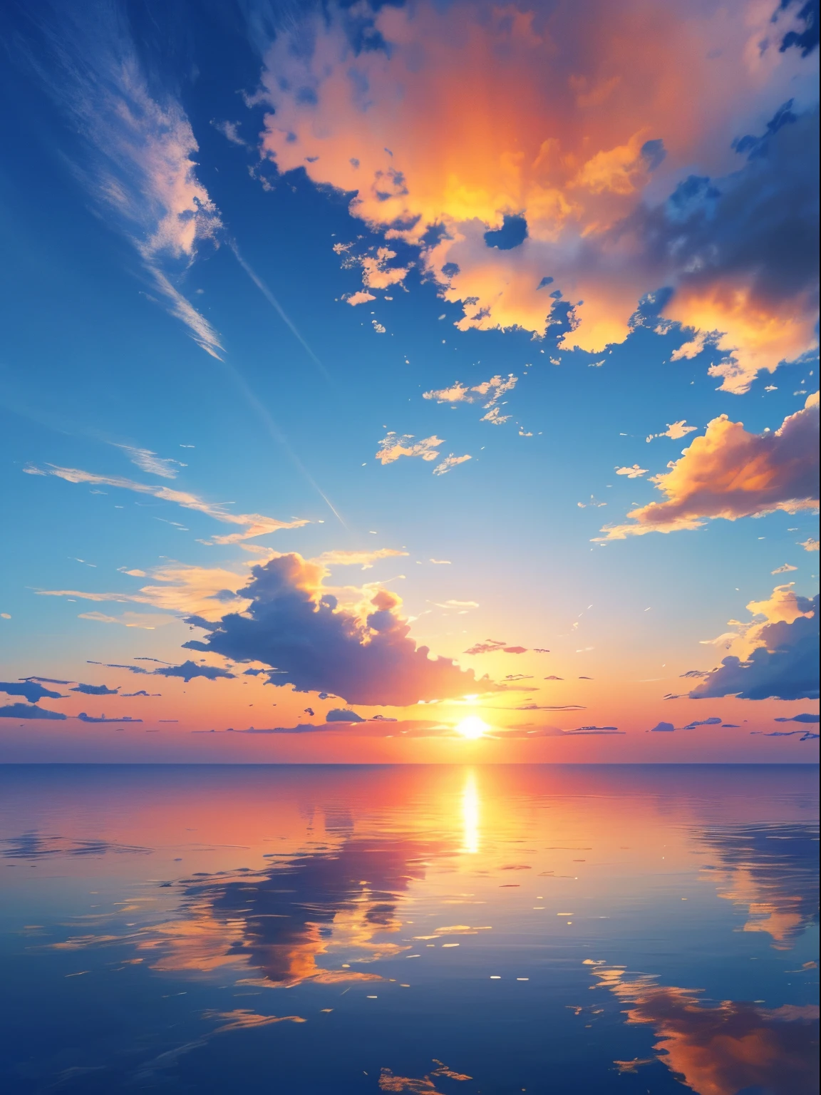 Sea, sunrise