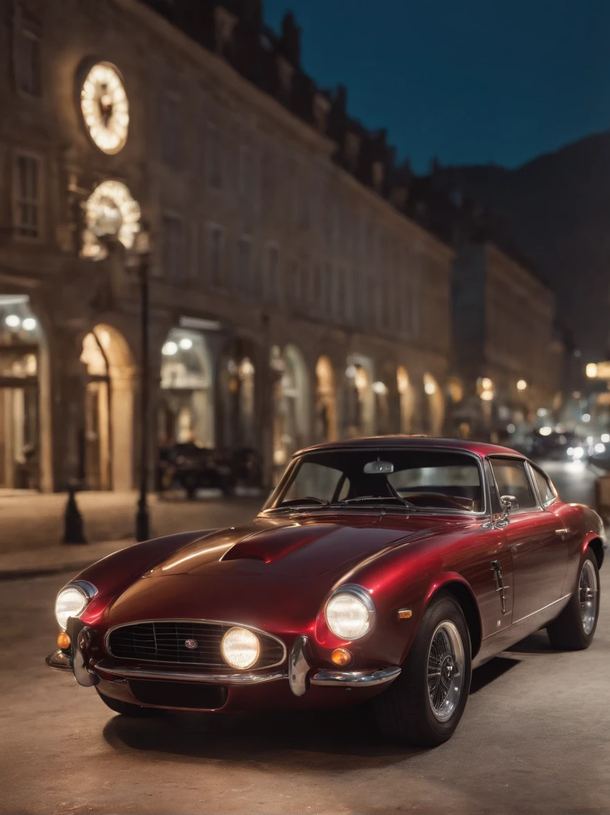 best quality,highres,ultra-detailed,realistic,car,sports car,luxury car,vintage car,classic car,beautiful detailed headlights,shiny paint,chrome accents,open sunroof,sleek design,fast speed,powerful engine,speeding on an empty road,wind in the hair,adrenaline rush,city lights at night,reflections on the car surface,curved body lines,exquisite craftsmanship,precision engineering,retro feel,iconic silhouette,classic colors,leather seats,wooden steering wheel,car enthusiasts' dream,Coupe,Skyline 2000GT