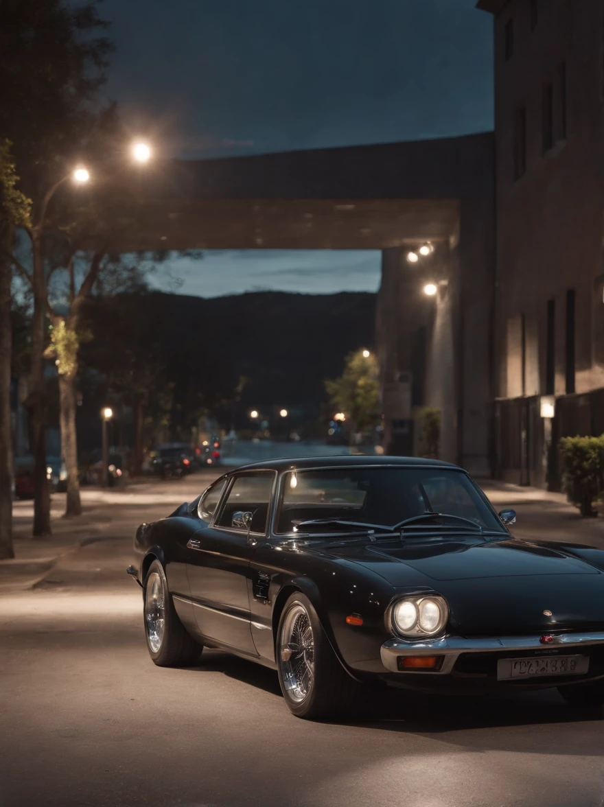 best quality,highres,ultra-detailed,realistic,car,sports car,luxury car,vintage car,classic car,beautiful detailed headlights,shiny paint,chrome accents,open sunroof,sleek design,fast speed,powerful engine,speeding on an empty road,wind in the hair,adrenaline rush,city lights at night,reflections on the car surface,curved body lines,exquisite craftsmanship,precision engineering,retro feel,iconic silhouette,classic colors,leather seats,wooden steering wheel,car enthusiasts' dream,Coupe,Skyline 2000GT