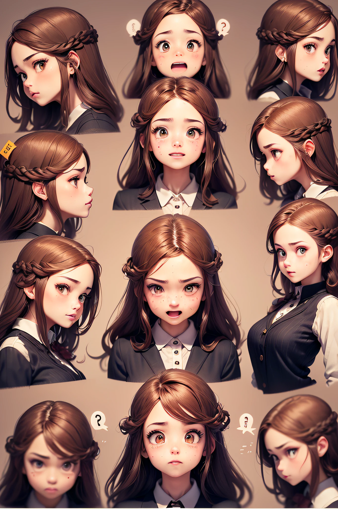 (office worker, personagem estilo anime, pacote de emojis), (homem sem dormir, vestindo terno:1.3)，(Folha de design de emojis)，Alinhar arranjo, Poses and Expressions, (parte superior do corpo),（black strokes, different emotions, various facial expressions), (Multiple expressions of the same character:1.6)，(master part, best quality, altamente detalhado, High resolution illustration:1.2), (triste, Feliz, Divirta-se, exausto, grande ritristea, irritado, doubt, fofo, esperar, pressa）