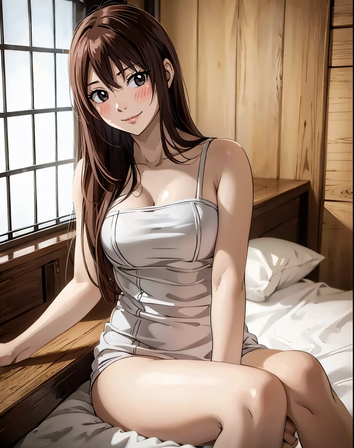Beautiful, Sexy, blush-on, smile