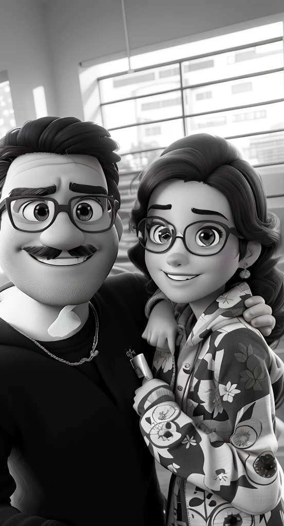marido e esposa, Arte da Pixar, alta qualidade, memarido e mulher, arte pixar, alta qualidade, best qualitylhor qualidade