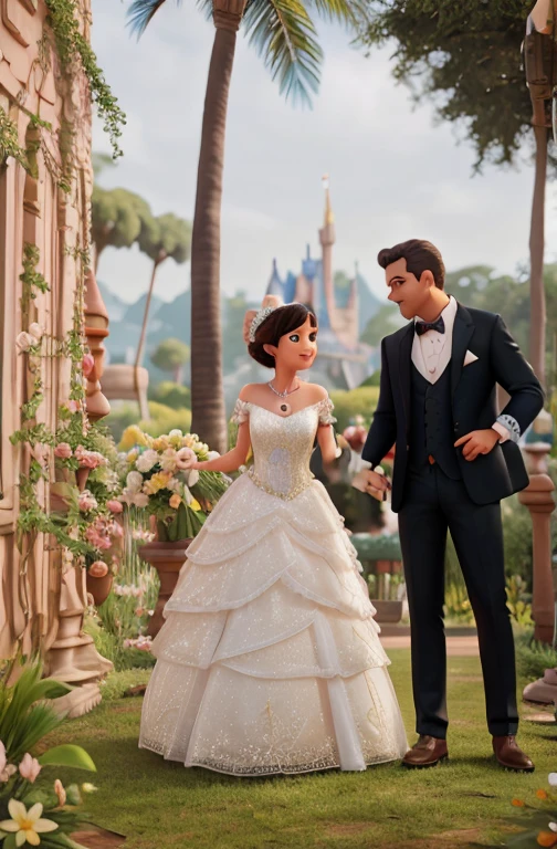 Disney photo background clear higher quality 3D