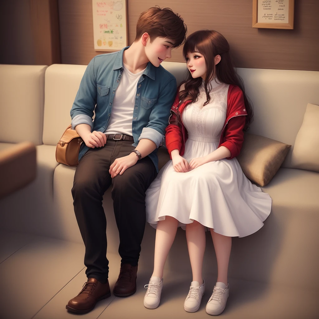 Love story with boyfriend and girlfriend