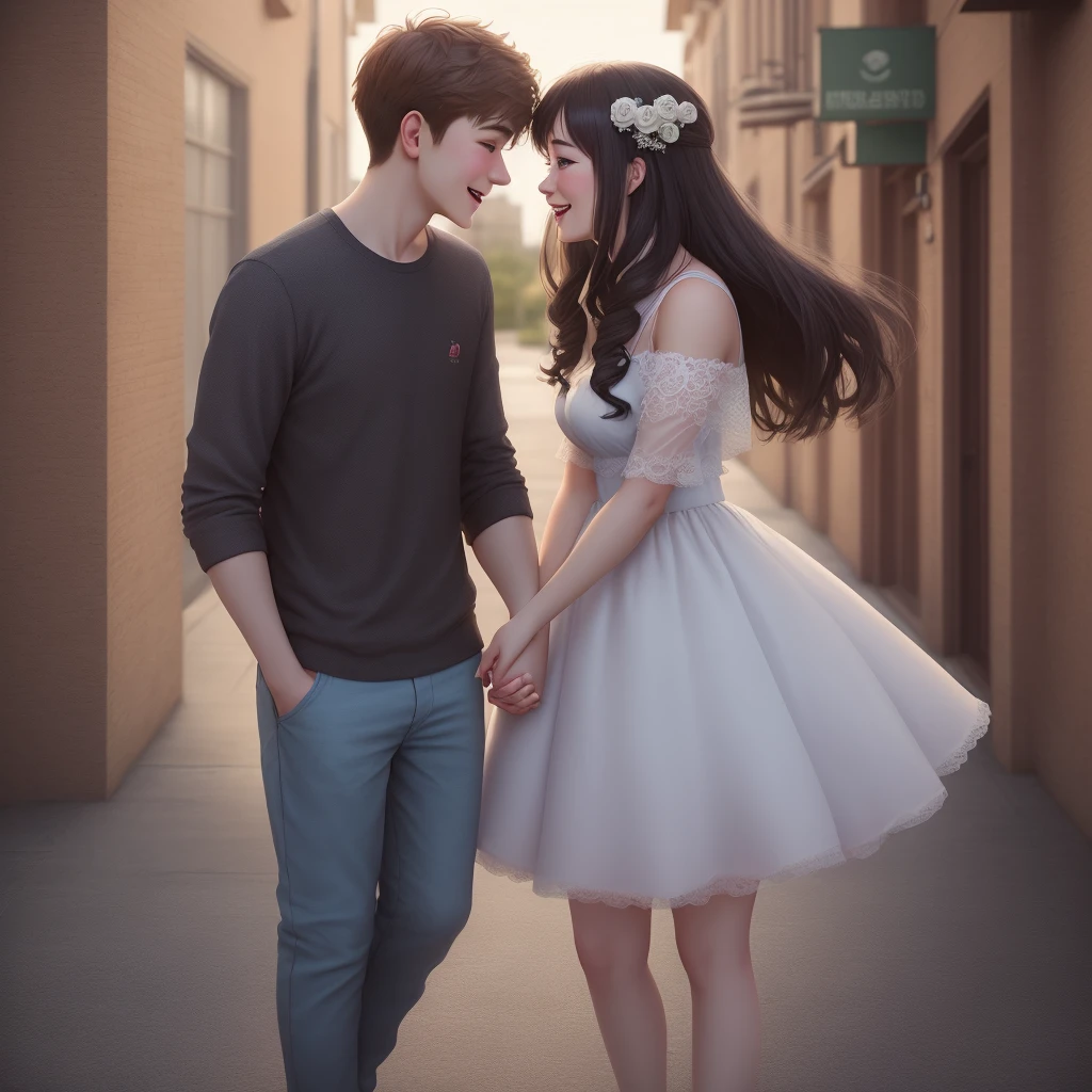Love story with boyfriend and girlfriend