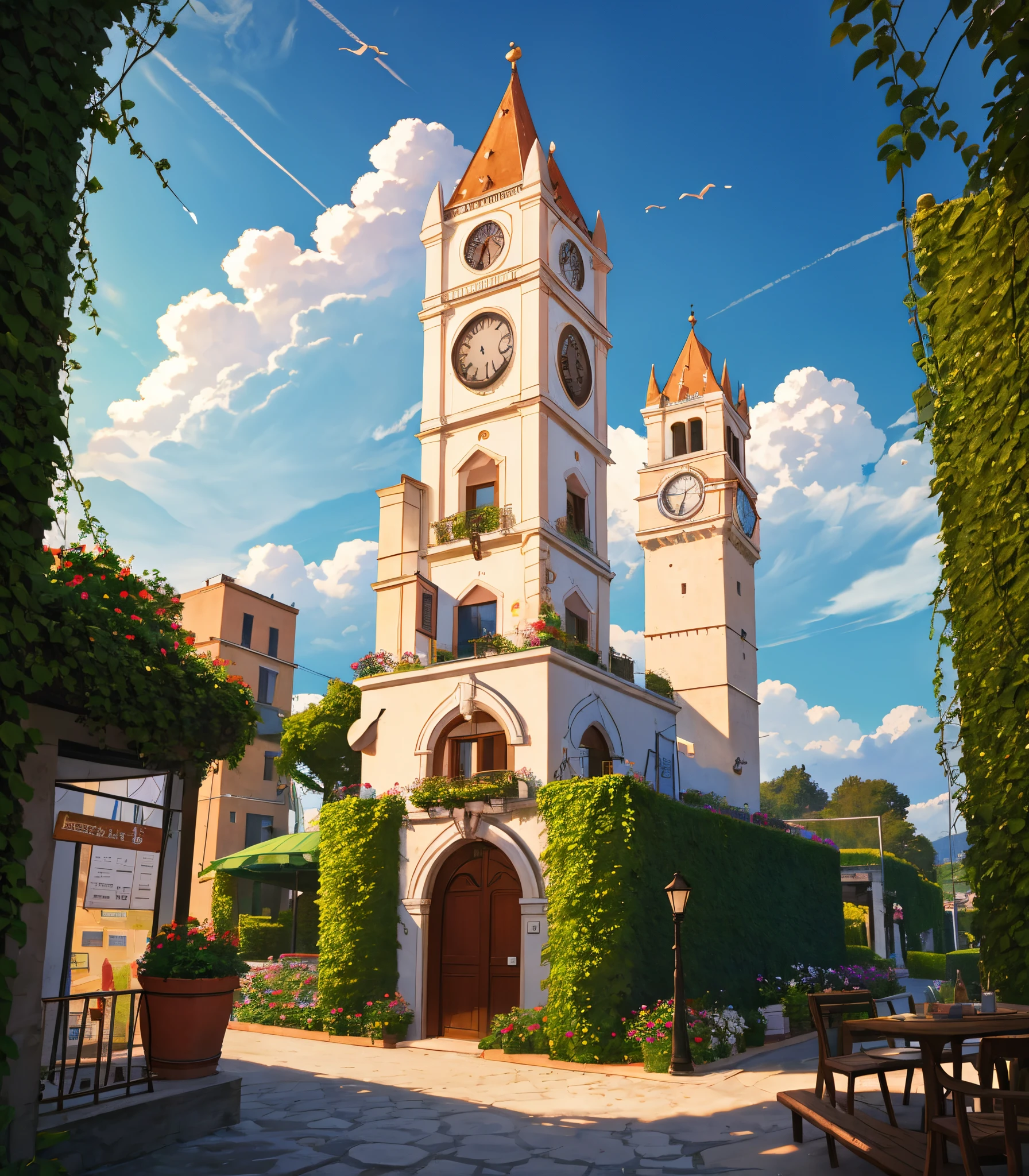 Create an advertising manifesto for the city of Torre del Greco that is famous for its flowers, per il corallo il lungomare dalla sabbia nera, il campanile in parte sepolto dalla lava del Vesuvio. The city has many buildings from 700 Neapolitan