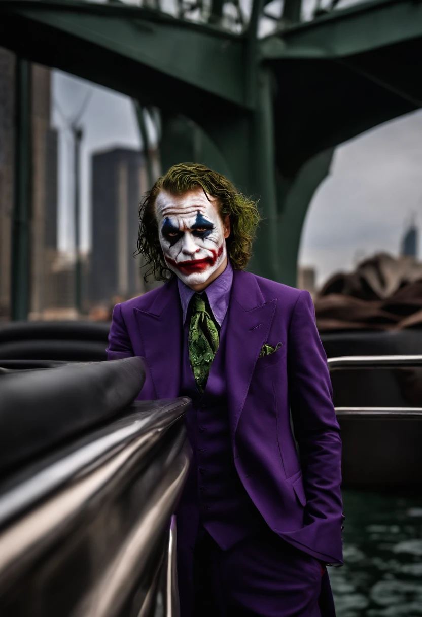 batman the dark knight joker sitting on a bench in a jail cell, as the joker, tom cruise as the joker, the joker, batman as the joker, johnny depp as the joker, the joker as batman, ben shapiro as the joker, joker, dwayne johnson as the joker, portrait of the joker, christian bale as the joker, portrait of joker