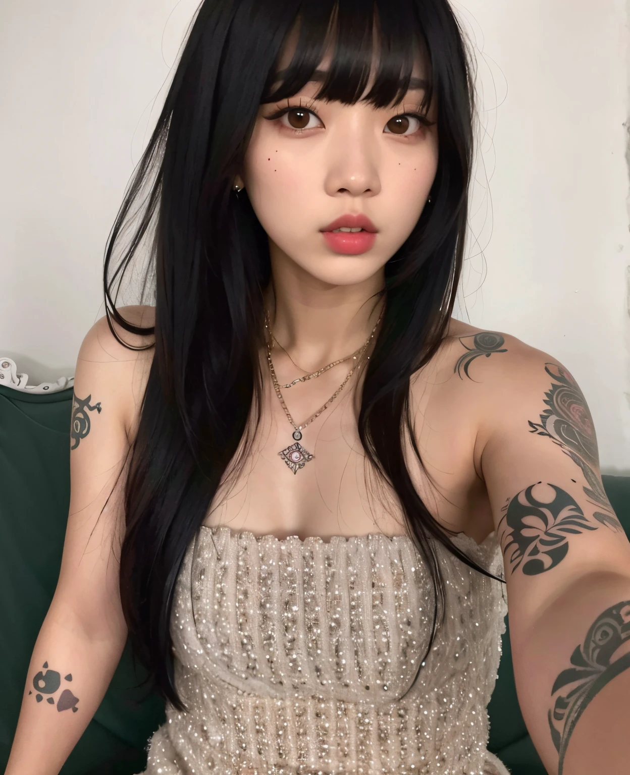 mulher araffed em um vestido preto deitado em uma cama, Asian girl, an Asian woman, Beautiful Asian girl, a young asian woman, Asian woman, Beautiful Asian woman, Beautiful young Asian woman, linda mulher coreana jovem, young asian girl, young asian woman, Asian women, asian female, Asian girl with long hair, young cute wan asian face