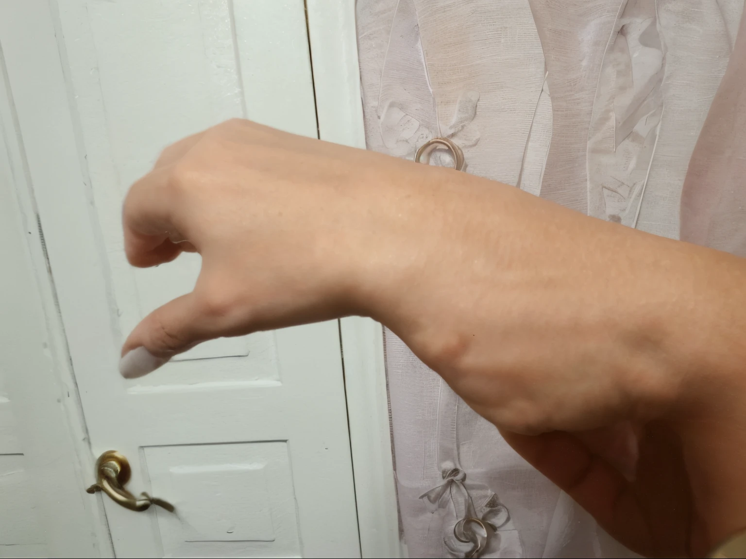 a hand, with the palm of the hand facing upwards