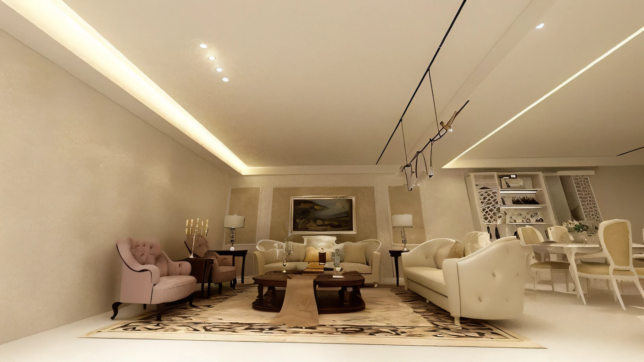 living room with a lot of furniture and a table, interior living room, stuning 3 d render, elegant render, living room, living room interior design, islamic interior design, interior design, living room interior, lounge room, exquisite rendering, home interior, very realistic 3 d render, elegant interior, house interior, professional 3d render
