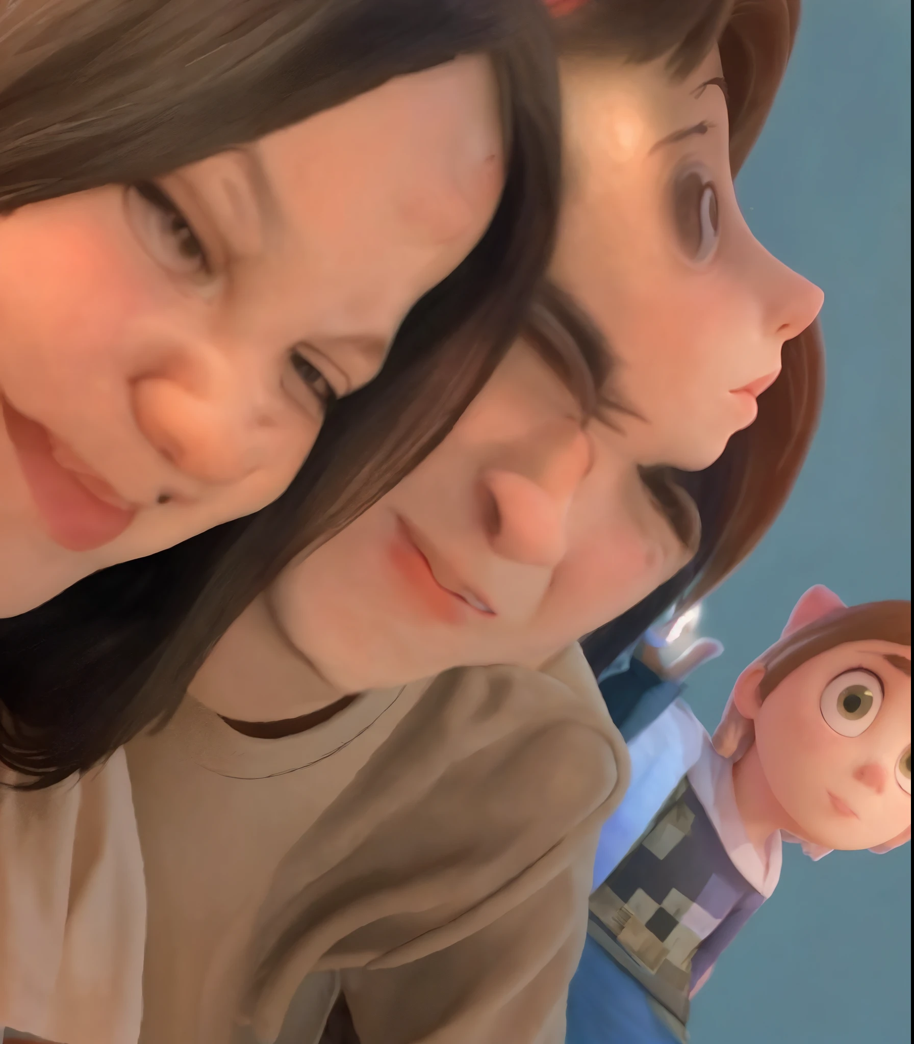 there are two people that are posing for a picture together, instagram story, very very low quality picture, snapchat photo, very very low quality, low quality footage, low quality grainy, charli bowater and artgeem, low quality photo, very silly looking, low quality video, instagram filter, annoying sister vibes, blurry face, very low quality, profile pic