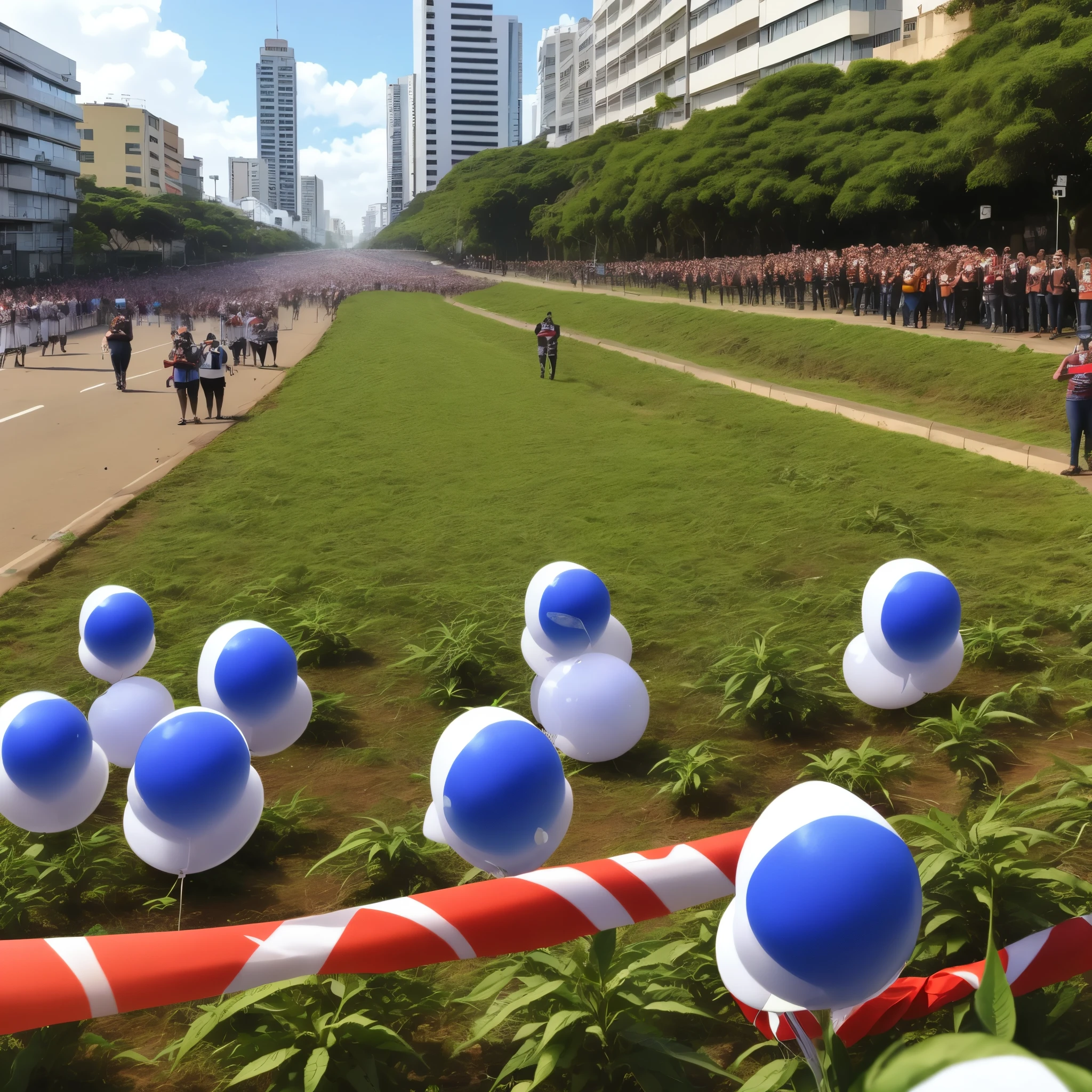 Marcha da maconha em cidade abandonada