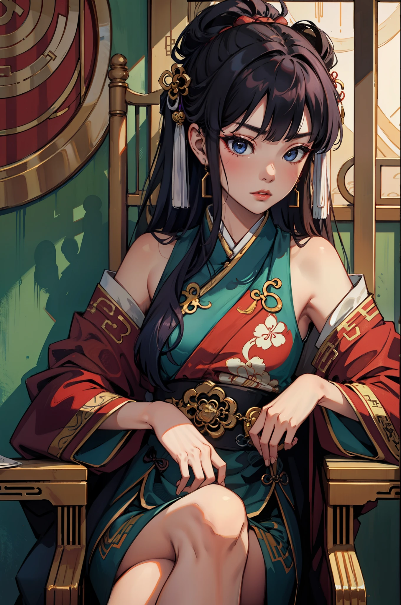 Qing Shui An style beautiful girl