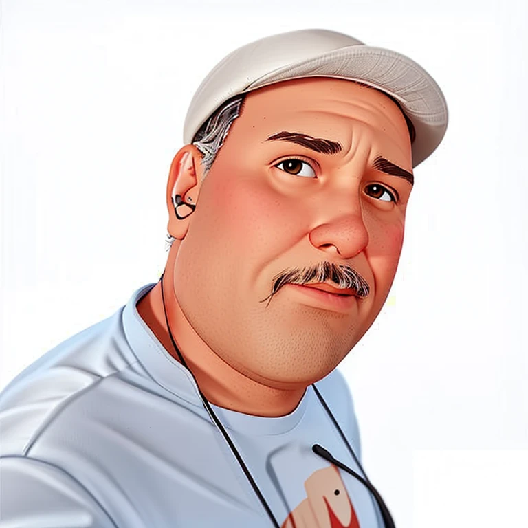There's a man in a hat , Márcio Ferreira, Arte Digital.  pintura digtial, [ Arte Digital ]!!, pintura digital dos desenhos animados, retrato dos desenhos animados, pintado digitalmente, Miguel Vicente, Arte Digital!!, Emad Mostaque, digital panting, andres rios, David Villegas