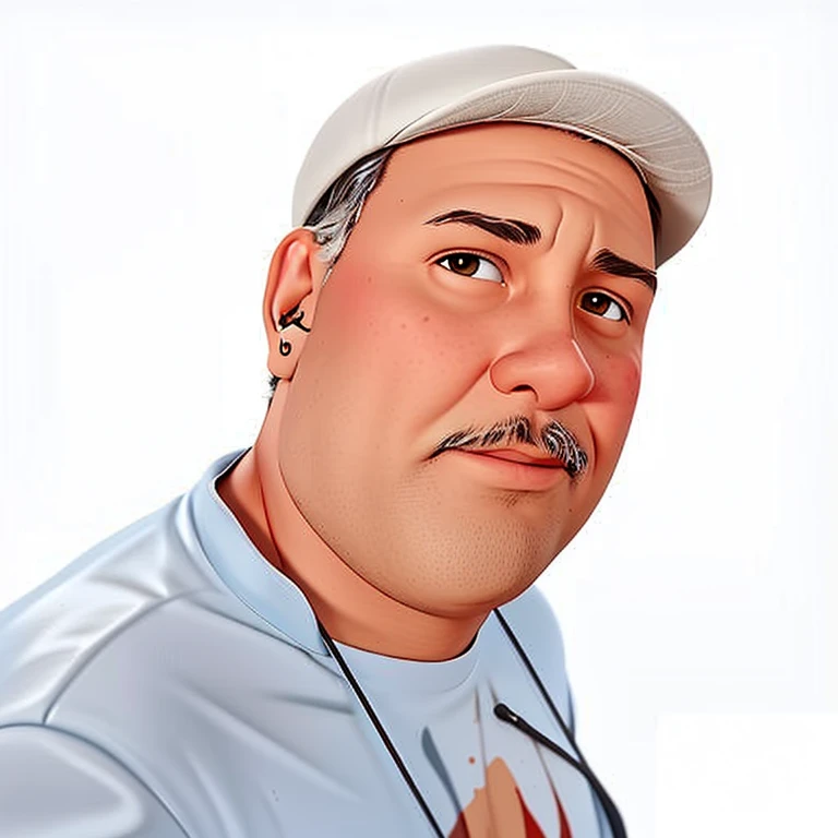 There's a man in a hat , Márcio Ferreira, Arte Digital.  pintura digtial, [ Arte Digital ]!!, pintura digital dos desenhos animados, retrato dos desenhos animados, pintado digitalmente, Miguel Vicente, Arte Digital!!, Emad Mostaque, digital panting, andres rios, David Villegas