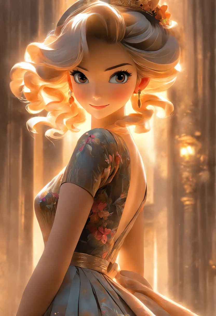 A girl in a black dress and a hat, looking back with a smile, standing on a white background. Her eyes are the highlight of the artwork, with beautiful and detailed eyelashes. The artwork is an illustration, created with the utmost attention to detail, ensuring the best quality and ultra-detailed rendering. The girl's outfit is a school uniform from the series "Maitetsu". The artwork features a sense of elegance and sophistication, capturing the girl's graceful posture and capturing the viewer's attention. The black dress stands out against the white background, creating a visually striking contrast. The girl's hat adds a touch of mystery and allure to her appearance. The lighting in the artwork is soft and gentle, highlighting the girl's features and creating a subtle play of light and shadows. The color palette is carefully chosen to enhance the overall mood and convey a sense of sophistication and beauty. The artwork exudes a sense of realism and photorealism, making the girl come to life on the canvas. The attention to detail in this artwork is undeniable, with every aspect meticulously rendered to perfection. From the intricate details of the girl's eyes and face to the delicate folds of her dress, every element is carefully crafted. The artwork is a true masterpiece, showcasing the talent and skill of the artist. Overall, this artwork captures the essence of elegance and beauty, offering a mesmerizing visual experience. It transports the viewer into a world of sophistication, where every detail is brought to life with precision and artistry.