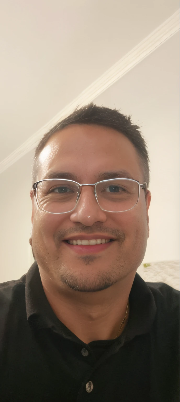 Smiling man with glasses and a black shirt and a green eye patch, david rios ferreira, Typical cryptocurrency nerd, Greg Rutkowski ", foto de perfil profissional, cerca de 3 5 anos, Greg Rutwoski, Greg Rukowski, Jason Scheier, with glasses and goatee, Aaron Sims, Greg Rutkwowski, foto de perfil headshot, Greg Rutkowsi