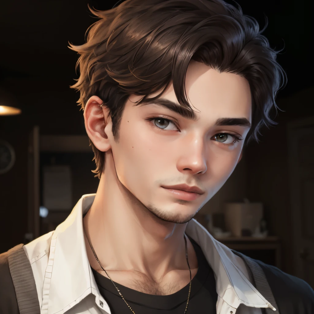 A young cute man