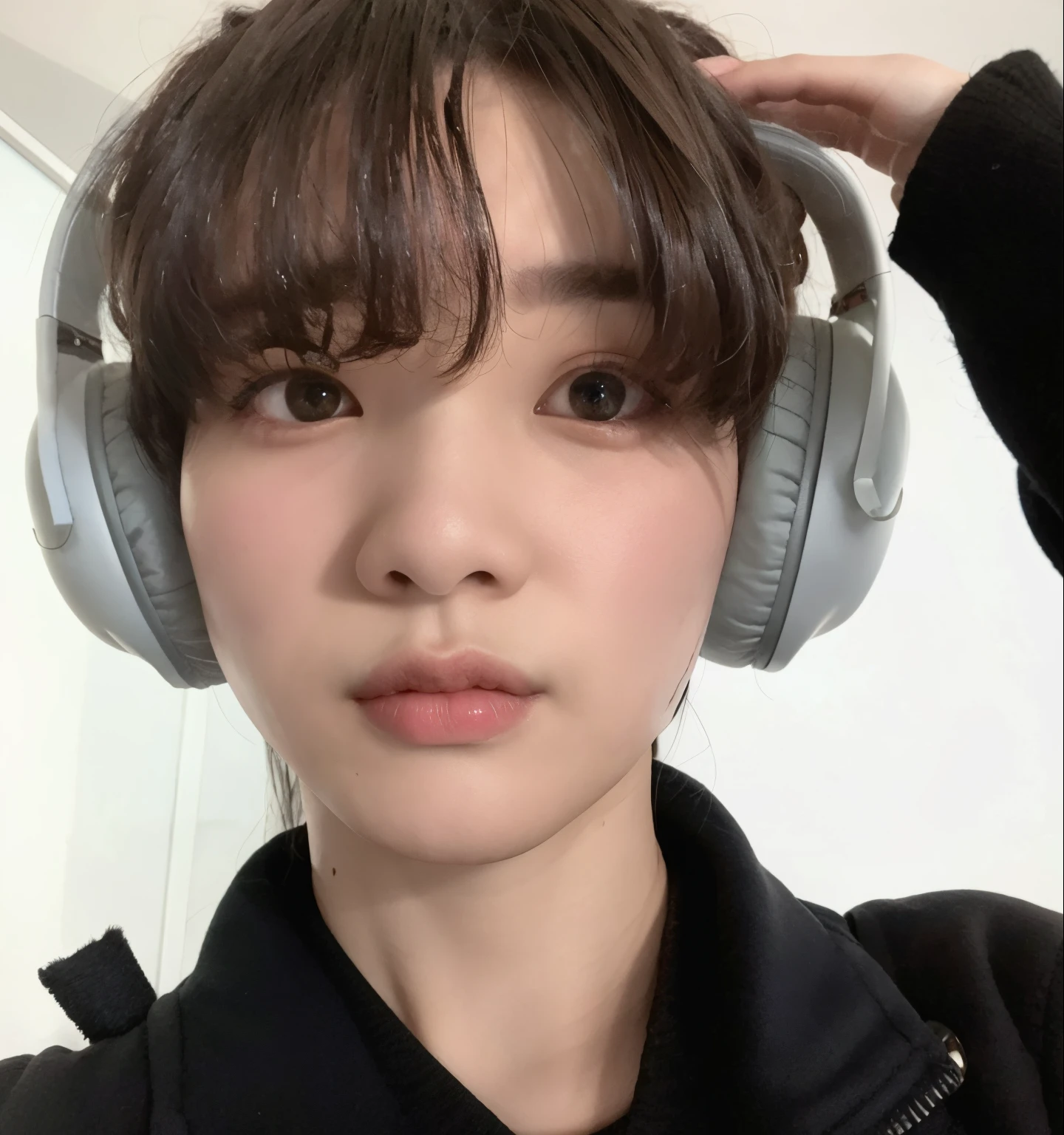 un primer plano de una persona con auriculares y una chaqueta, Jung Jaehyun, Jaeyeon Nam, con auriculares, Jinyoung Shin, Ulzzang masculino, ulzzang, Hong June Hyung, Wan adorable cara coreana, con auriculares, Taejune Kim, Janice cantó, Kim Doyoung, Foto de perfil de la foto de cabeza, con el pelo corto, Sakimichan, Cai Xukun