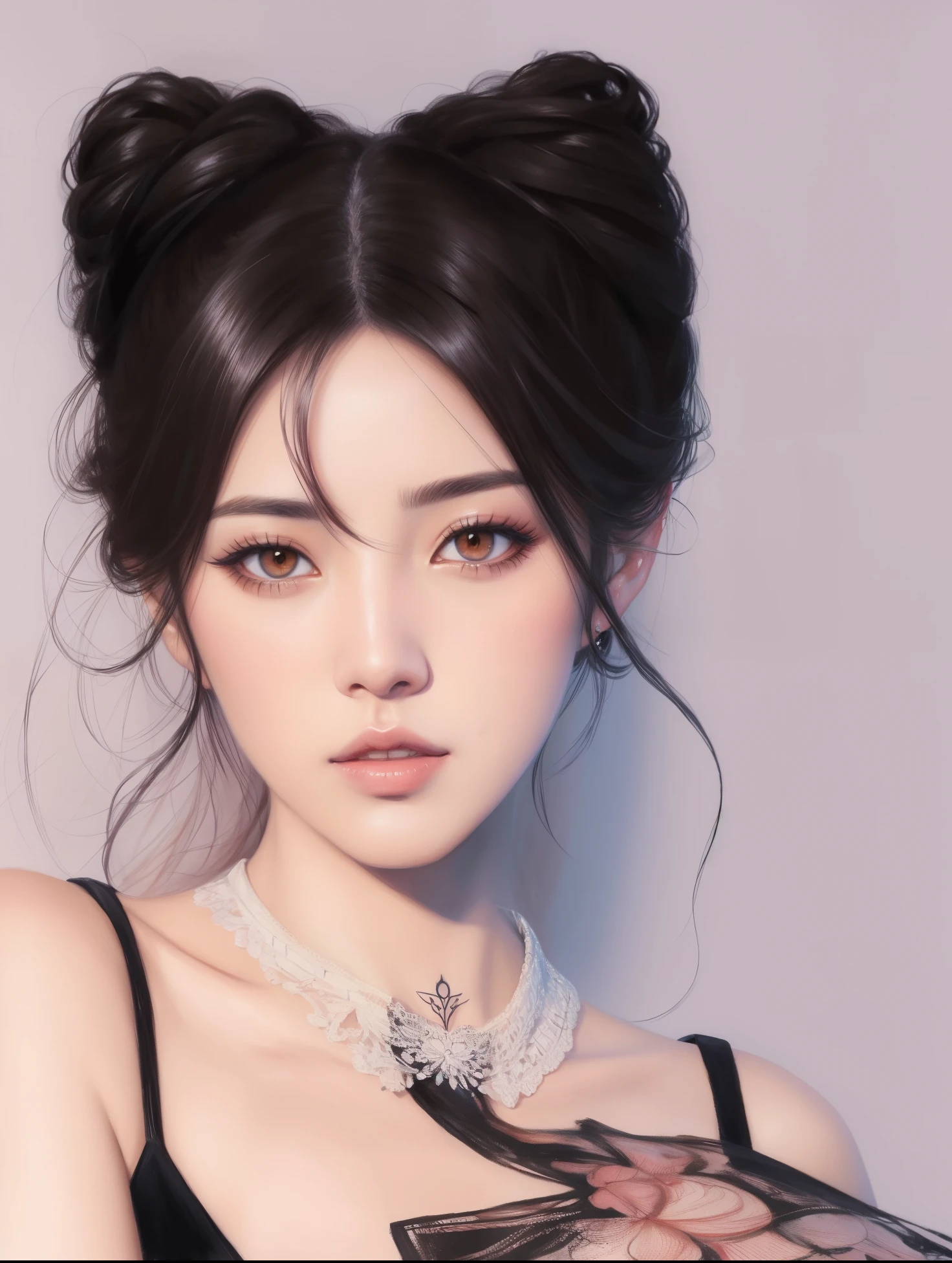 masterpiece, best quality, 8k, beautiful face, high detailed skin,hyper detailed,ultra high res, photorealistic, high resolution, ,lens flare, (Updo hair:1.5),(same makeup for both eyes:1.5),perfect face,ralistic eyes, detailed lighting, detailed eyes,detailed skin, detailed shadows,ralistic skin,(opened mouth:1.02), (closed eyes:0.9),no make-up,,looking_at_viewer,upper body