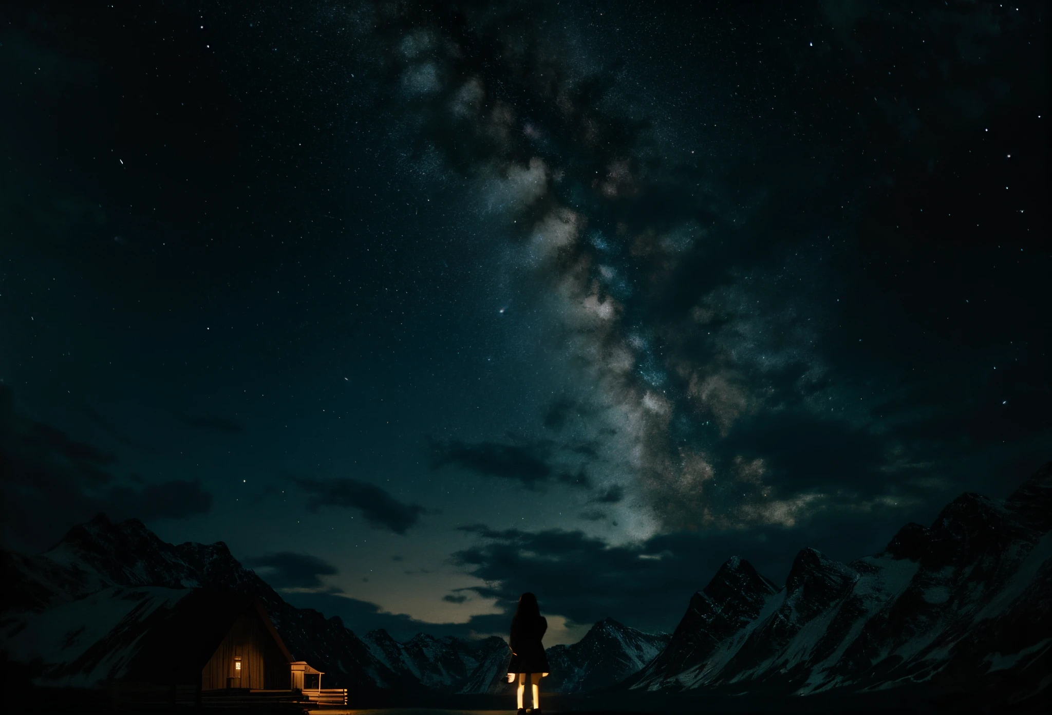 starry dark sky, absurdres, high res, ultrasharp, 8K, masterpiece