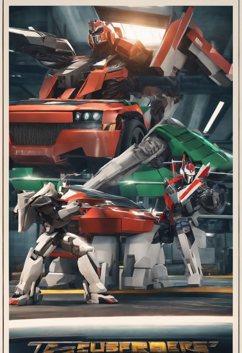 A selfie with me and Wheeljack as we put the finishing touches on the new cloaking devices for the Autobots' vehicles in the lab,Transformers series,bumblebee transformer autobot, male