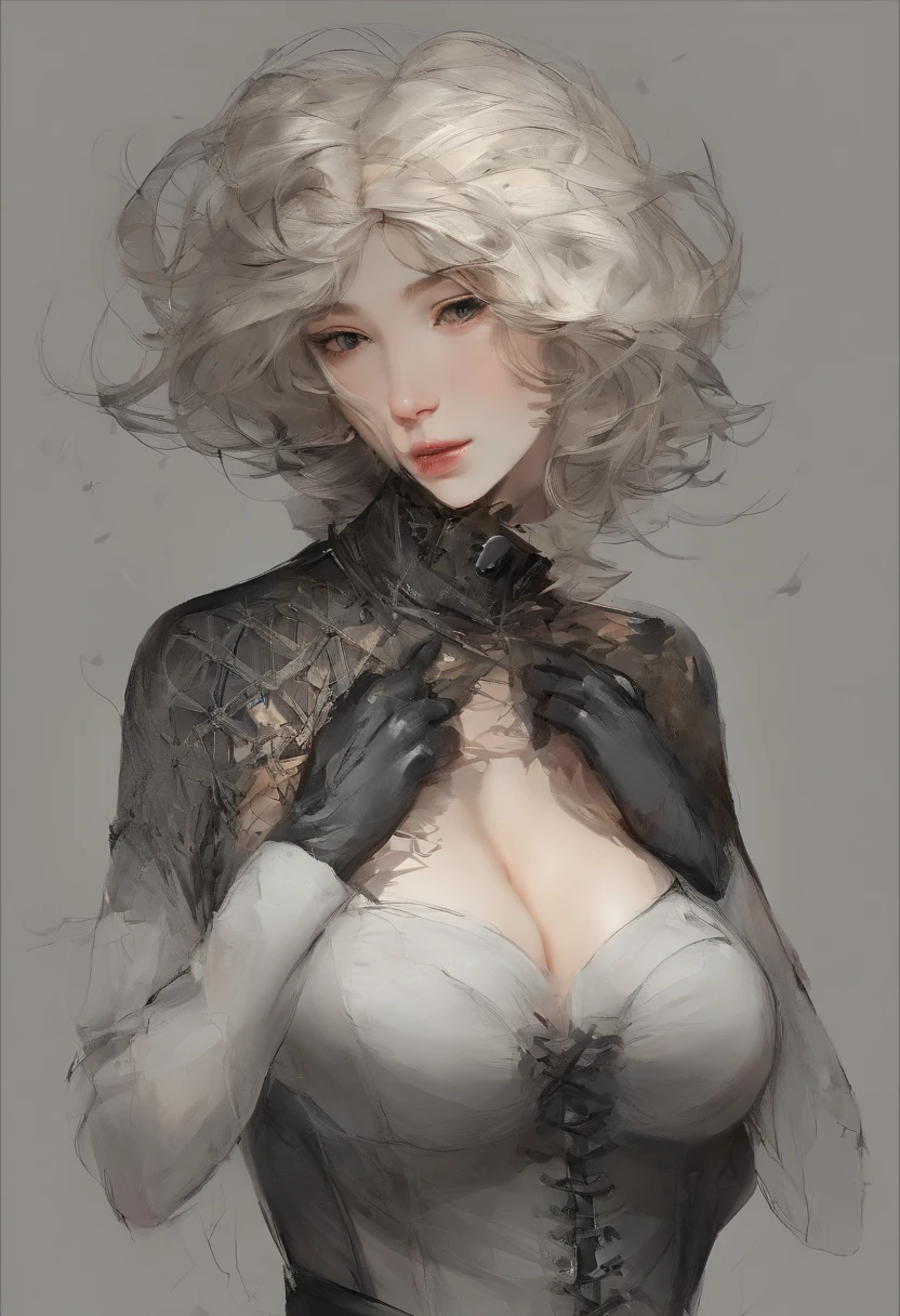 Black corset,束缚、(in a prison cell)、full body Esbian、((top-quality、8K、masterpiece:1.3))、Crisp focus:1.2、Beautiful woman with perfect body shape:1.4、Slender Abs:1.2、((layers-Cut、Colossal tits:1.2))、(Sateen、Street:1.2)、a wet body:1.5、Highly detailed facial and skin texture、A detailed eye、Bery short hair,BD ticker again,Slave,rubber、a blond、Provocative poses and facial expressions
