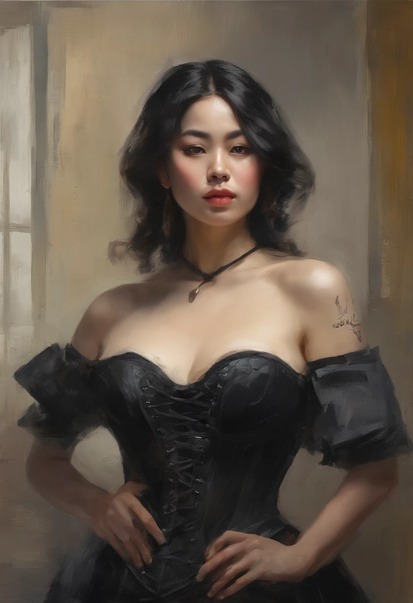 Black corset,束缚、(A room in a hotel)、full body Esbian、((top-quality、8K、masterpiece:1.3))、Crisp focus:1.2、Beautiful woman with perfect body shape:1.4、Slender Abs:1.2、((layers-Cut、Colossal tits:1.2))、(Sateen、Street:1.2)、a wet body:1.5、Highly detailed facial and skin texture、A detailed eye、Bery short hair,BD ticker again,Slave,rubber、A dark-haired、Provocative poses and facial expressions,japanes:1.9