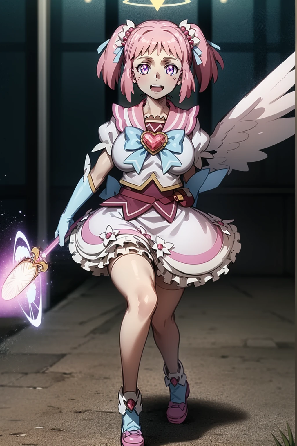 masterpiece, best quality, indoors, mamikafairy, 1girl, solo, looking at viewer,, hand arms full body,boots, standing,cute,breast, curvy, female,fantasy goddess,there is a cartoon picture of a woman with a very large breast, glowing divine being, glowing holy aura, inspired by Luma Rouge, the non-binary deity of spring, ethereal rainbow nimbus, the aura goddess of fire, inspired by Mariel, glowing aura around her, astral aura, as the goddess of the sun, “uwu the prismatic person, big breast, serious, beautiful eyes, , full body, walking, long robe, long dress, ,priestess ,holy, smile, god rays, ray tracing, sparkle, cinematic lighting, UHD, retina, masterpiece, ccurate, anatomically correct, textured skin, super detail, high details, high quality, award winning, best quality, highres, 1080P, HD, 4K, thunder aura, light aura,full, snak staff,closed mouth, huge breast, curvy, bimbo,standing, happy, smiling,smile, open mouth ,holy, , god rays, ray tracing, sparkle, cinematic lighting, UHD, retina, masterpiece, ccurate, anatomically correct, textured skin, super detail, high details, high quality, award winning, best quality, highres, 1080P, HD, 4K, thunder aura, light aura,full, staff holding, determined, long sleevess, long skirt, long skirt,(highest quality,4k,8k,highres,masterpiece:1.2),ultra-detailed,(r1.37),holy magical girl,holy aura,halo,sacred light,shimmering radiance,mystical energy,heavenly glow,supernatural beauty,golden and silver tones,ethereal atmosphere,divine power,miraculous transformation,s,female protagonist,enchanted wand,magical sparkles,majestic crown,sparkling eyes and lips,sacred symbols,spiritual energy,celestial energy,serene expression,glowing path,holy garden of flowers,luminous patterns,peaceful surroundings,dreamy ambiance,healing light,the power of love,celestial music,surreal scenery,magical crystals,transcendent colors,dancing lights,heavenly beings,imaginative composition,legendary adventures,supernatural companions,refsheet