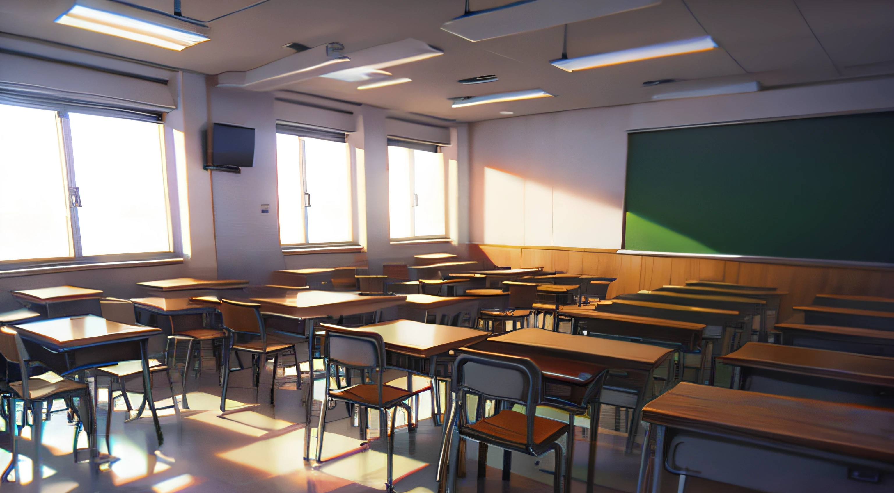 Empty classroom