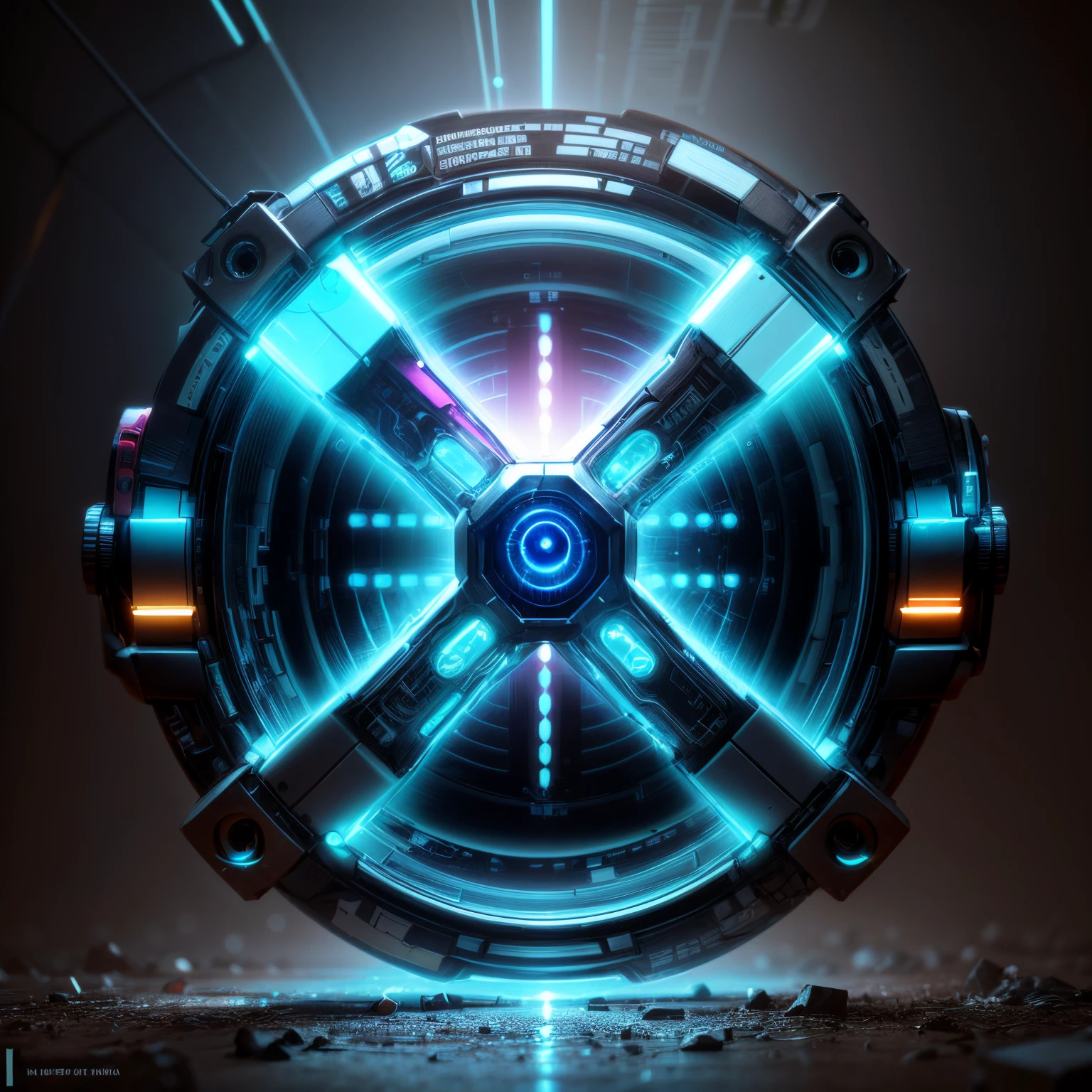 a close up of a futuristic looking object with a bright light, cyber-eye, motor scifi luminoso, motor cryo, robotic eye, 3 D 8 K, 3d arte digital 4k, Foto de uma esfera de Dyson, Drone camera lens orbs, olho techno, Holographic krypton ion, robot eye, High Definition Rendering, Iridescent Cybernetic Processor