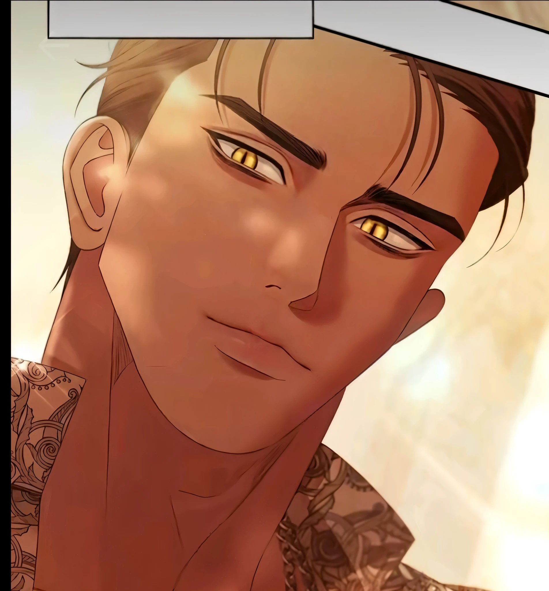 a man with a sword in his hand and a woman in a dress, handsome guy in demon slayer art, anime handsome man, handsome prince of persia, beautiful androgynous prince, delicate androgynous prince, sun behind him, snk, it has a piercing gaze, he has yellow wolf eyes, handsome prince, extremely handsome, oda non, levi ackerman