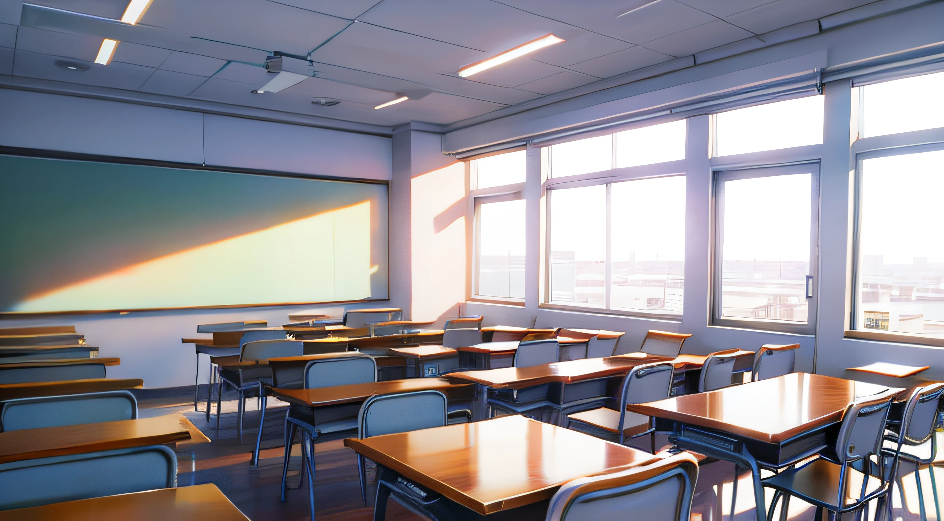 Empty classroom