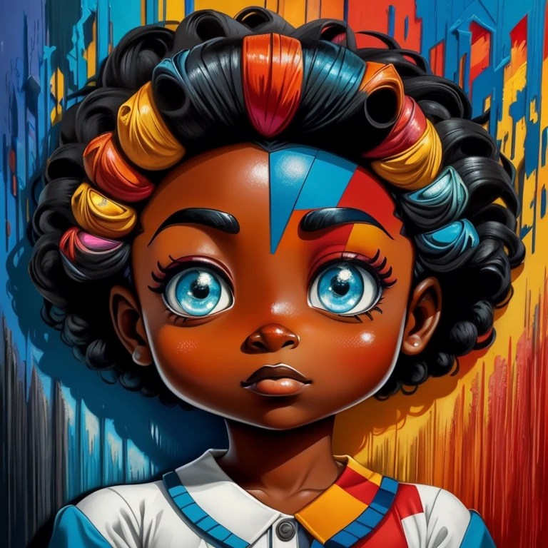 ((|) O personagem Pica-Pau (pica-pau lenhoso, de Walter Lantz) stylized identical to 1940 |)), acolchoamento ,multidimensional geometric wall PORTRAIT, arte, Chibi, pele negra,
Yang016K, lindo,(( Predominant red coloration ,azul e branco))
Primary works, qualidade superior, melhor qualidade, Arte Oficial, Beautiful and Aesthetic,), Eduardo Kobra acolchoamento ,multidimensional geometric wall PORTRAIT, arte, chibo, pele negra, detalhes