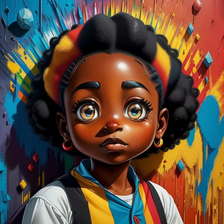 ((|) O personagem Pica-Pau (pica-pau lenhoso, de Walter Lantz) stylized identical to 1940 |)), acolchoamento ,multidimensional geometric wall PORTRAIT, arte, Chibi, pele negra,
Yang016K, lindo,(( Predominant red coloration ,azul e branco))
Primary works, qualidade superior, melhor qualidade, Arte Oficial, Beautiful and Aesthetic,), Eduardo Kobra acolchoamento ,multidimensional geometric wall PORTRAIT, arte, chibo, pele negra, detalhes