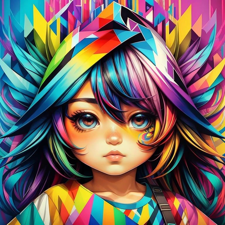 (Arara), Eduardo Kobra padding ,wall PORTRAIT geometric multidimensional, art, chibi,
yang08k, beautiful, colorful,
masterpieces, top quality, best quality, official art, beautiful and aesthetic,