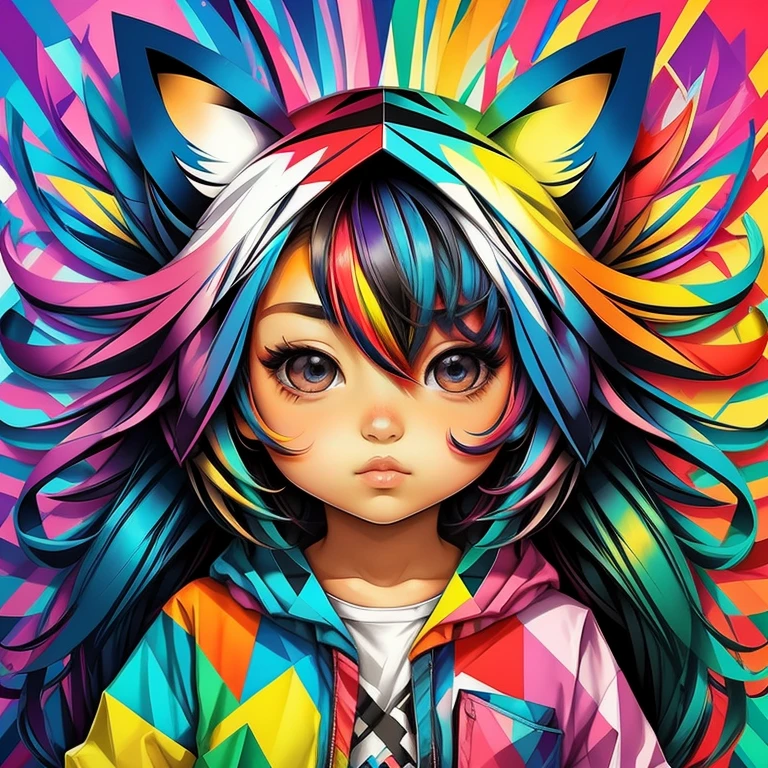(Arara), Eduardo Kobra padding ,wall PORTRAIT geometric multidimensional, art, chibi,
yang08k, beautiful, colorful,
masterpieces, top quality, best quality, official art, beautiful and aesthetic,