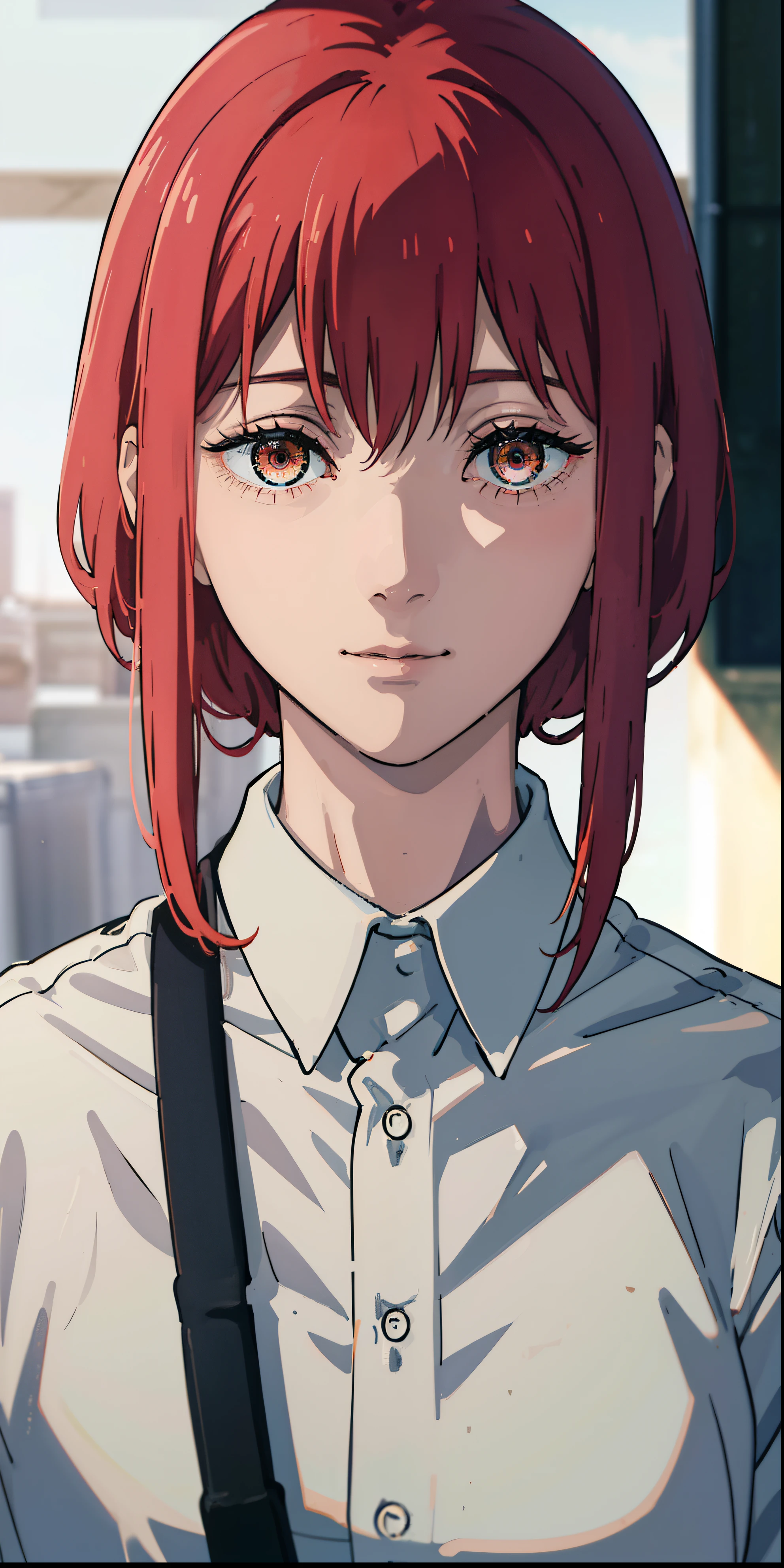 pixel-Chise in a white shirt and a red cardigan and a green jacket and a black skirt, (distant shot, masterpiece, photorealistic, realistic, (RAW photo, 8k uhd, film grain), caustics, subsurface scattering), <hypernet:myhands_22k:0.75> <lora:hatori-Chise-LoRA:0.6>