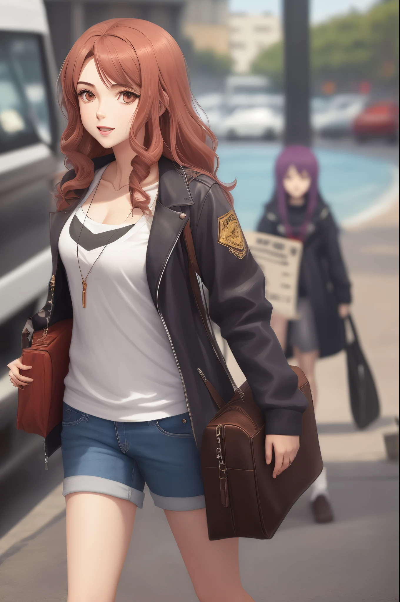 me imagine como uma personagem de anime