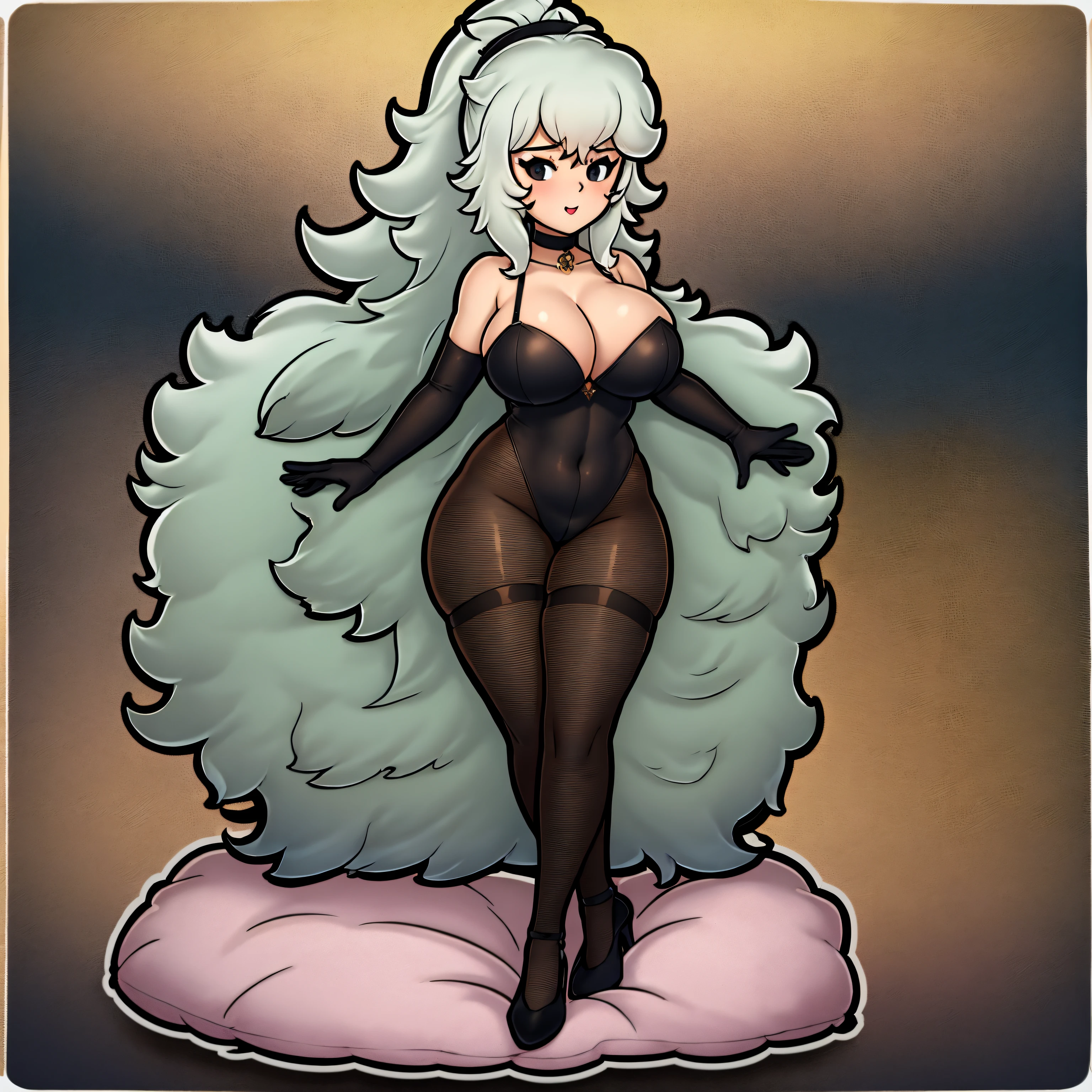 Bebe Rexha. huge saggy breasts. huge hips. nude. choker. ponytail. stockings. evening gloves. Camouflage. bed (Very High Definition. 8K). Chibi style